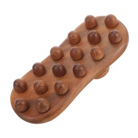 Gatuida Wood Acupoint Massage Brush Manual Tool for Muscle Relief Portable Wooden for Neck Back Legs Arms Deep Tissue Massage Tool