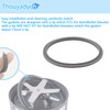 2 Pcs Blender Rubber O Ring Gaskets Replacement Part for