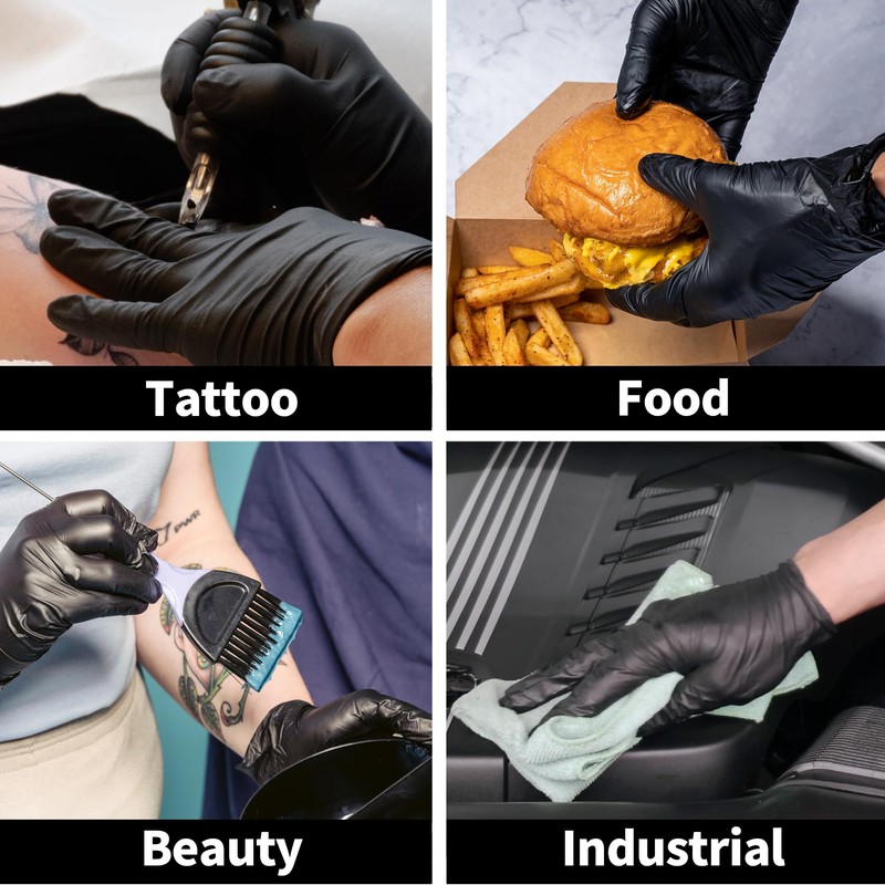 Basic Disposable Medical Synmax Vinyl Exam Gloves- 4 mil Safty