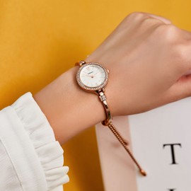 TIME100 Women's Fashion Bracelet Ladies Watch, white, Versatile