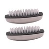 Ipetboom Pcs Stainless Steel Nylon Nail Brush Hand Nail Cleaning
