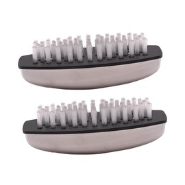 Ipetboom Pcs Stainless Steel Nylon Nail Brush Hand Nail Cleaning Brush for Fingernails for Home