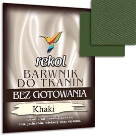 Wohnkult 15 g Textile Dye, No Boiling, Fabric Dye, Re-dyeing, 16 Selection (Khaki)