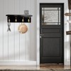 SANY DAYO HOME Wall Mounted Pine Wood Coat Rack with