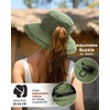 Sun Hats for Women Gardening Hat Wide Brim Ponytail Beach