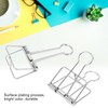 51mm 30pcs Binder Clips Strong Clamping Force Metal Hollow Tail