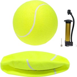 XLYBSST Oversize Giant Tennis Balls, Inflatable Tennis Balls for Signature, Children Adult Pets Dogs Cats Fun (Shipped Deflated)