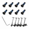 Yungeln Scooter Forehead Screws 8 PCS Compatible with Xiaomi M365/1S/Pro/Mi3