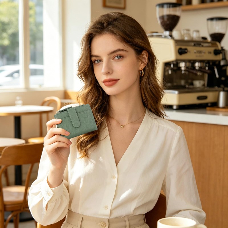 AdiStylinno Small Wallets for Women, Bifold Women's Wallets Soft PU