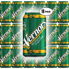 Vernors Ginger Soda, 12oz Can (Pack of 18, Total of 216 Oz)