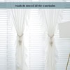 WANFASO 2 Pack Tassel Rope Curtain Tie Backs Nautical Style
