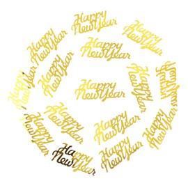 Healifty 3 Packs Happy New Year Confetti Party Confetti Holiday Party Table Decorations 2021 New Year Table Scatter Party Supplies Party Favor Supplies Dining Table Resin Sequins