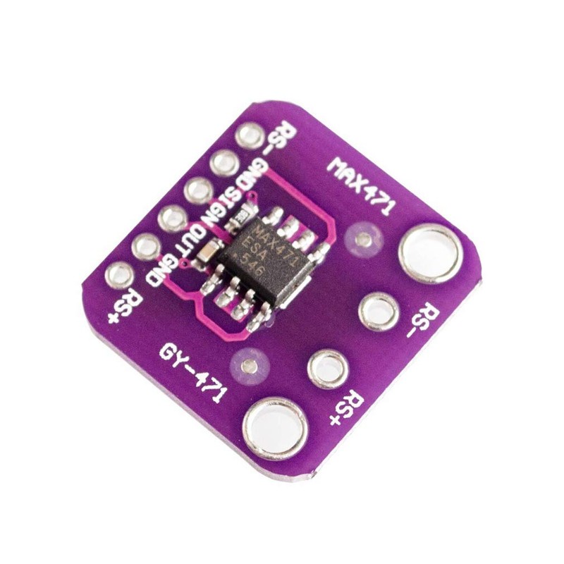 Hailege 2pcs MAX471 Current Sensor 3A Current Detection Sensor Power