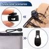 15M Black Elastic Cord,4mm Elastic String Bungee Cord Elastic Round