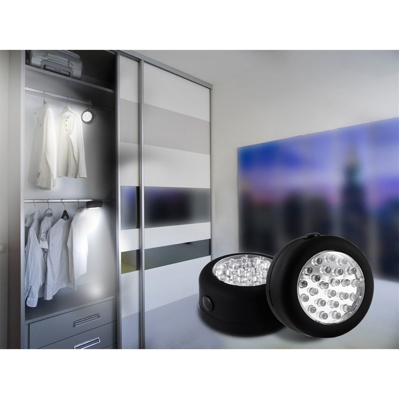 CALIFORNIA CADE ELECTRONIC 24 LED Round Magnetic Work Light Torch