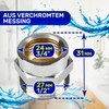 Adaptor for Sanitary Systems 3/4 Inch Male Thread to 1/2