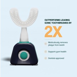 Y-Brush Y-Brush - Electric Toothbrush - Y-Shaped Brush - Innovation Awards at CES 2023-3 Months Battery Life - NylonStart Adult Pack (12-99) (NylonStart, Adult (12-99 yo))