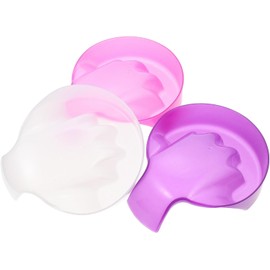 3 Piezas Recipiente para Remojo de Manicura de Cuenco para Uñas Uso en Hogar y Salón, Retiro de Esmalte Artificial, Spa de Manos Color Aleatorio