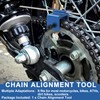 SPEPY Motorbike Chain Alignment Tool Aluminium Alloy Chain Adjusting Tool