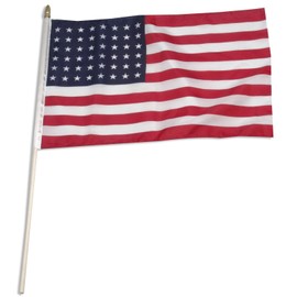 Usa 48 Star 12" X 18" Stick Flag