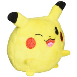 Pokemon Mini Mini Roll-Up Plush Toy, Pikachu (Wink)