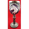 PURITY WINE ENCHANTED UNICORN GOBLET CHALICE STAINLESS STEEL WITH RESIN