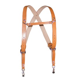 1.5 Dual Leather Camera Harness Leather Shoulder Strap Belt