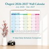 Wall Calendar 2026-2027, 18 Months Academic Calendar, July. 2026 -