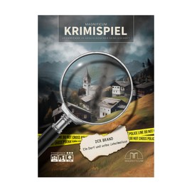 MAGNIFICUM Crime Game: The Brand - A Village and Its Secrets, Detective Game, Escape Room Game for Adults