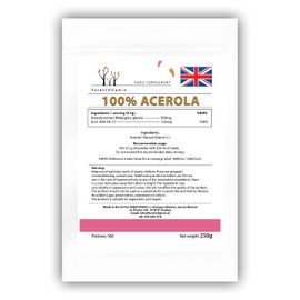 ACEROLA - Forest Vitamin - 100% Acerola - 250g Powder - in 1 Serving (0.5g) 500mg - Natural Vitamin C - Immunity - Health
