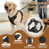 lemonsea Arnés Táctico Ajustable Antitirones para Perros con Correa 1.5m