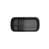Brabantia ReNew Bathroom Caddy (Dark Grey) - Compartments for Toothbrushes,