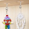 Sankoly 12 Pcs Self Adhesive Ceiling Hooks No Drilling Ceiling
