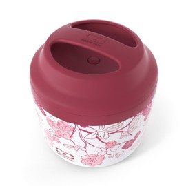monbento - Lunch Box for Women Insulated MB Element Graphic Magnolia - Leakproof and Insulated Bento Box Perfect for Work/Outdoor - Keeps Food Hot/Cold - BPA Free - Food Grade Safe - Pink Flowers