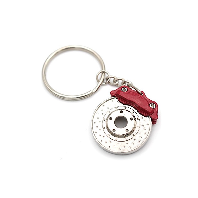 VmG-Store Brake Disc Red Keyring Brake Caliper Rim