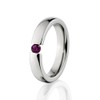 Ruby Ring Titanium Tension Set Jewelry Stunning Ruby Band
