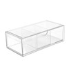 Zwenjuan Kosmetik Organizer Set,Acryl Make Up Organizer Wattestübchen Behülter Transparent