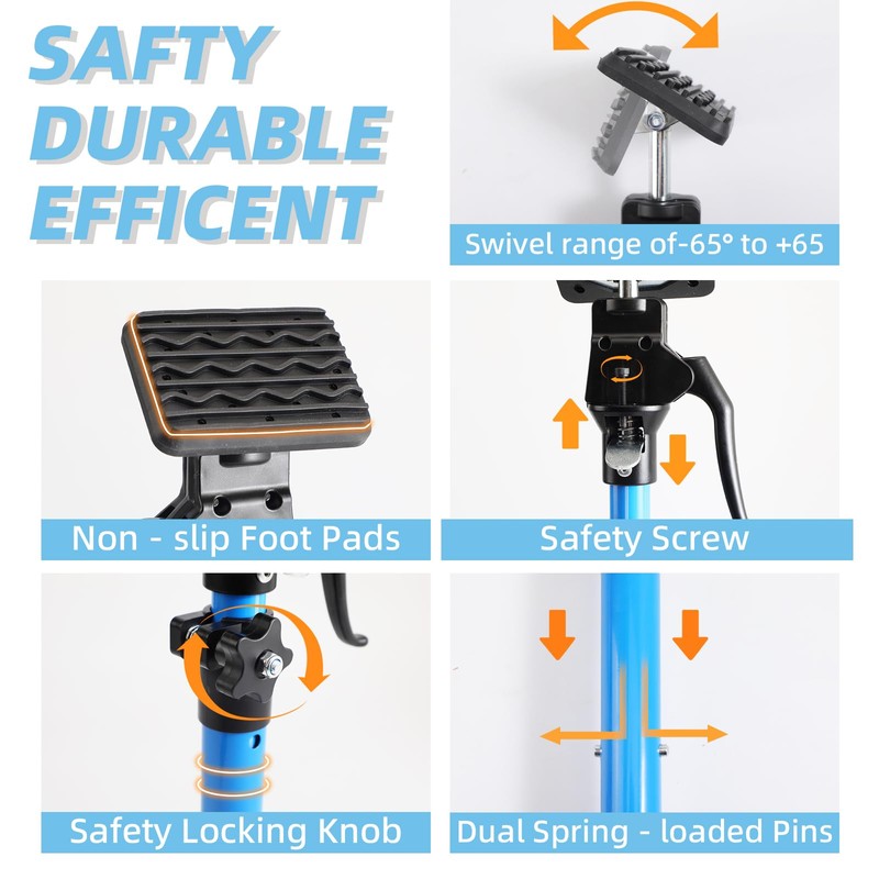 Cabinet Jacks for Installing Cabinets, Heavy Duty Third Hand Support