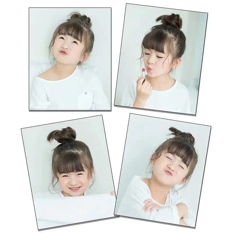 Kids' Scrunchie Wig, Bun, Extension, Curl, Hair Ornament, Kimono, Kindergarten