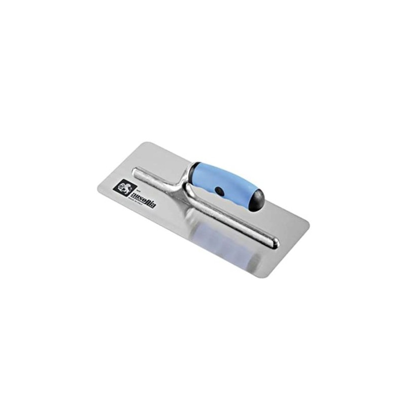 AUSONIA - 42127 PLASTERING TROWEL 20X8 TRAPEZOIDAL STAINLESS STEEL BLADE