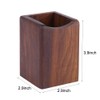 loranzi Wood Pen Holder for Desk,Natural Wooden Pencil Holder Desk