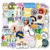 100Pcs Cartoon Stickers-Cute Vsco Waterproof DIY Stickers for Laptop Guitar