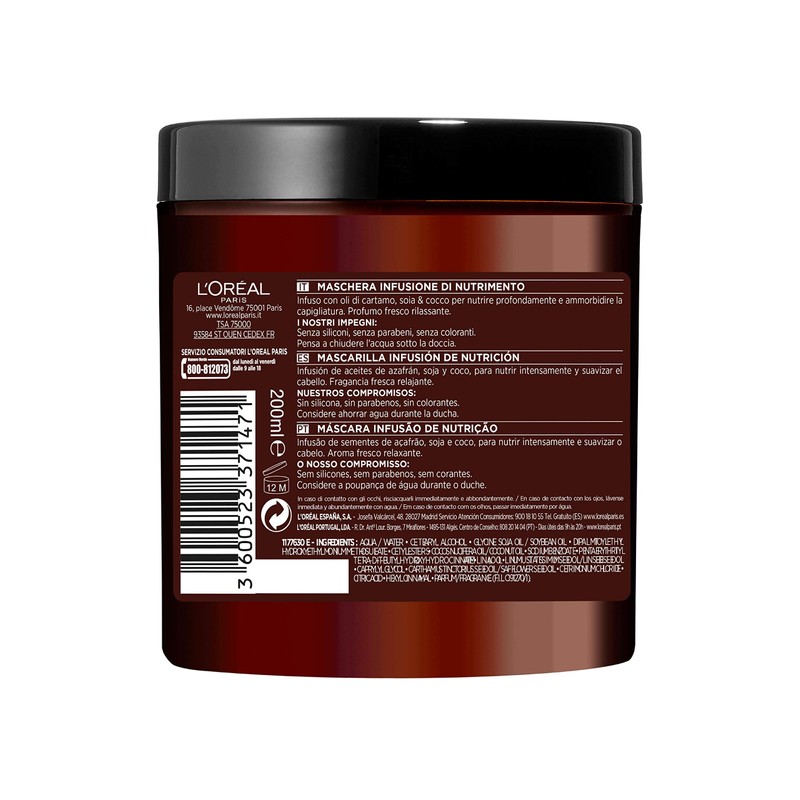 L'Oreal Paris Botanicals Dietary Supplement Infusion for Dry Hair Mask