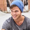 Hatstar Long Slouchy Beanie, 2-in-1 Reversible Jersey Hat in 45