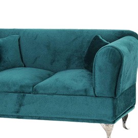 MagiDeal Miniature Dolls Accessories, Jewellery Box, Organiser, Furniture, Ornaments, Storage Box, Bedroom Decoration, Jewellery, Storage Box for Neck, Double Sofa 1