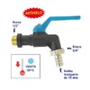 S&M 174049 – Anti-Frost Circle Tap 1/2 Inch, Black Polypropylene,