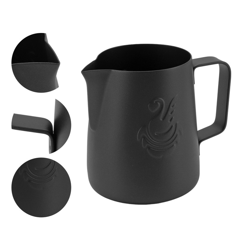 Milk Frothing Pitcher Multipurpose 304 Stainless Steel Coffee Steaming Pitcher