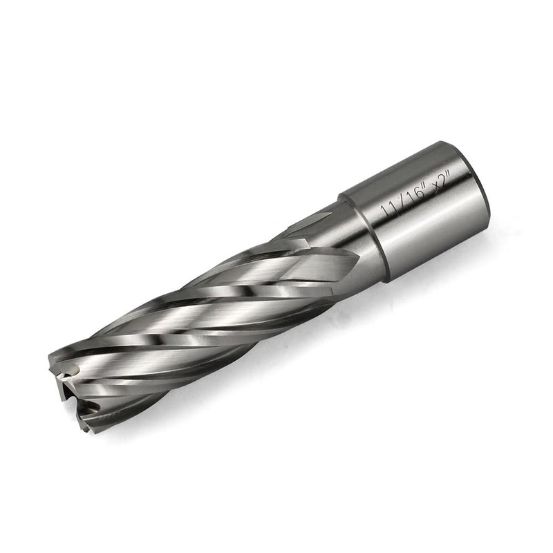 JESTUOUS Annular Cutter 3/4 Inch Weldon Shank 11/16 Cutting Diameter