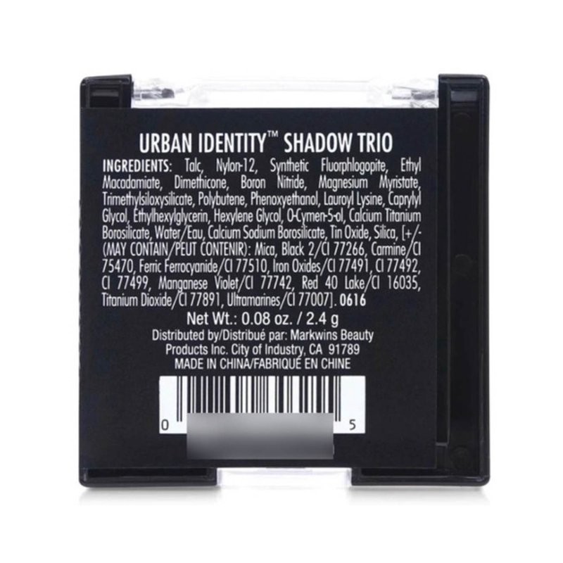 Paleta de 3 Sombras Black Radiance Urban Identity Desire