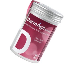 AgilNature DermAgil beauty 60 Kapseln - Strahlende Schönheit von innen heraus, vegan, glutenfrei, laktosefrei, made in Germany